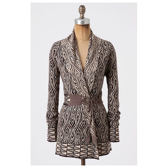 Anthro ‘THE EYES HAVE IT CARDI’ - Picture 1 of 4